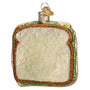 Ham and Cheese Sandwich Glass Ornament