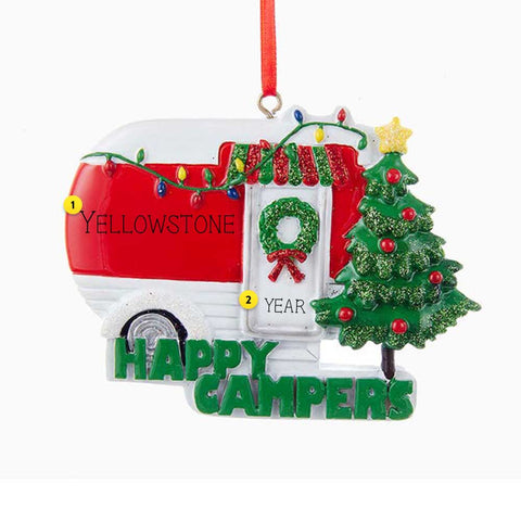 Happy Campers Festive Ornament