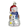 Happy Snowman Ornament Personalized Example