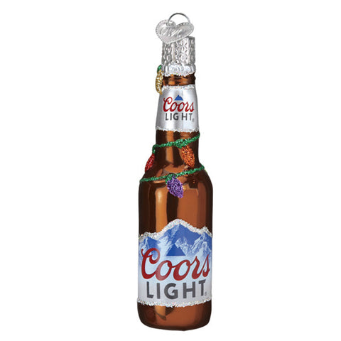 Holiday Coors Light Bottle Ornament - Old World Christmas