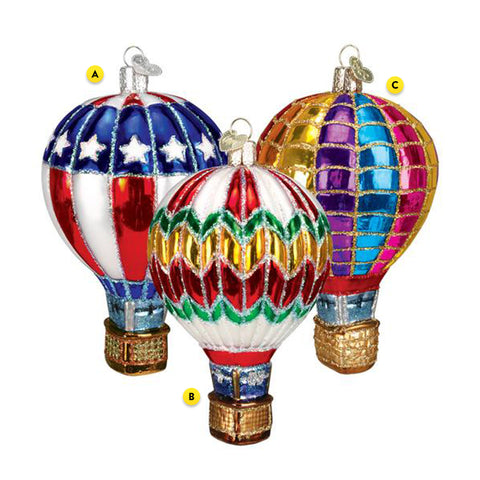 Hot Air Balloon Ornament - Old World Christmas