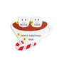 Hot Chocolate Couple Ornament for Christmas Tree