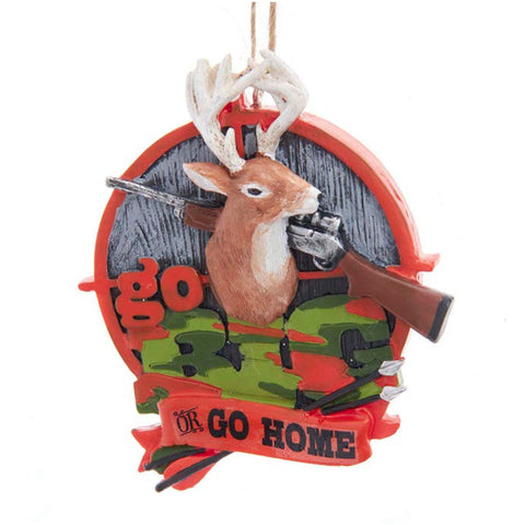Hunting Deer Head Ornament