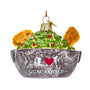 "I Love Guacamole" Bowl Glass Ornament