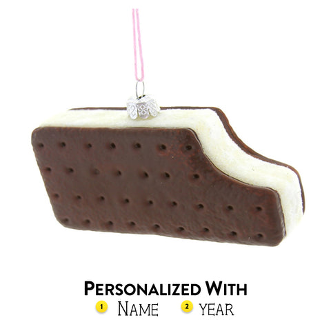 Personalized Ice Cream Sandwich Ornament