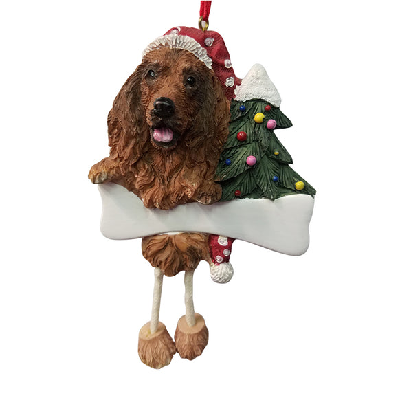 Irish Setter Ornament Personalized Free – Callisters Christmas