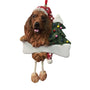 Personalized Irish Setter Dog Ornament