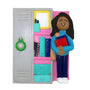 African American Girl with Locker Christmas Ornament