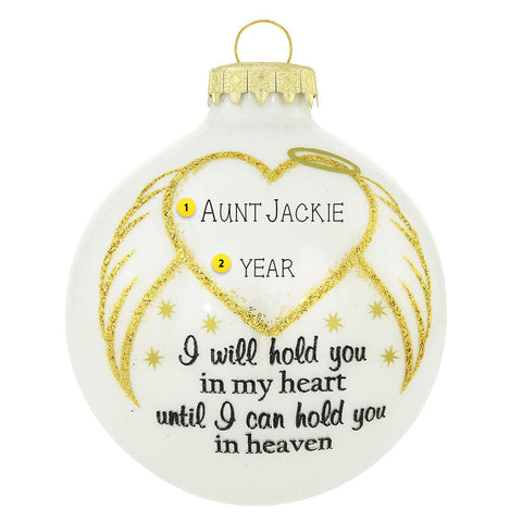 I will Hold you. in my heart Forever Ornament 