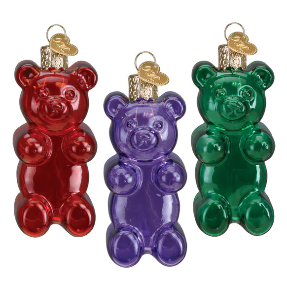 Jelly Bear Ornament Set - Old World Christmas