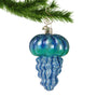 Glass Jellyfish Christmas Ornament 