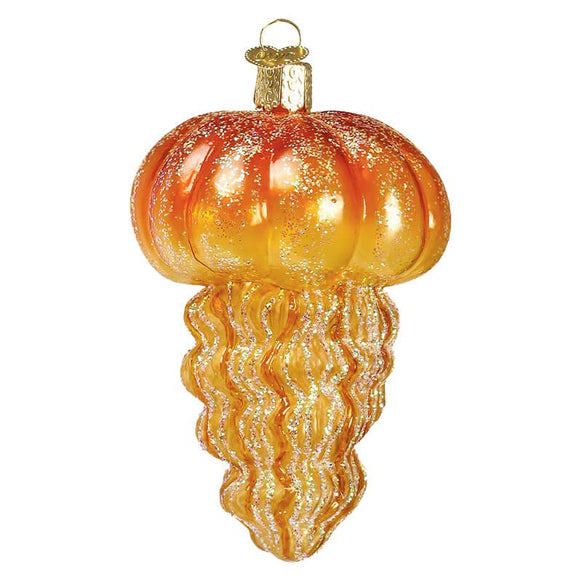 Orange & Yellow Jellyfish Ornament - Old World Christmas