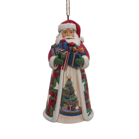 Santa Arms Full of Gifts Ornament - Jim Shore
