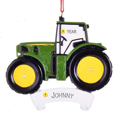 John Deere Tractor Christmas Ornament