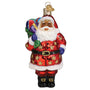 Jolly African American Santa Ornament - Old World Christmas
