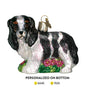 personalized dog ornament for a King Charles Spaniel Dog