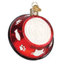 Glass Kitty Bowl Ornament 