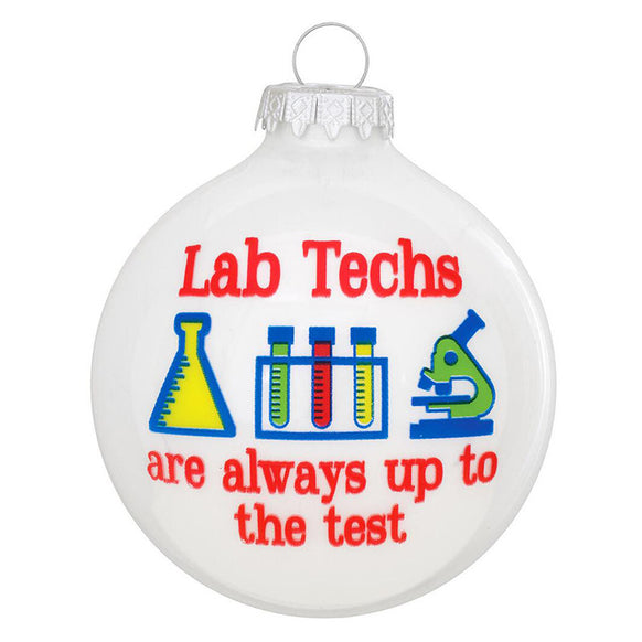 Lab Tech Ornament for Christmas Tree
