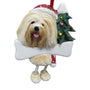 Lhasa Apso Dog Ornament for Christmas Tree