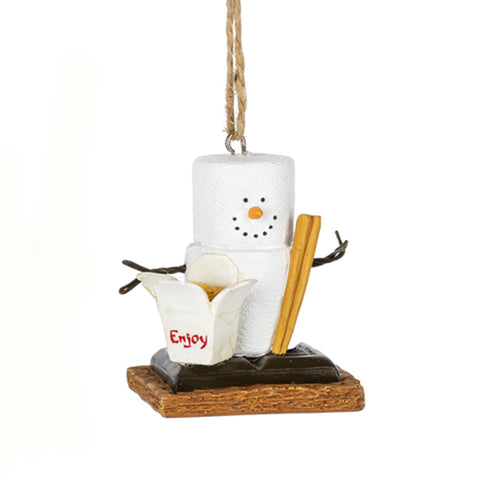 Chinese Food S'more Christmas Ornament