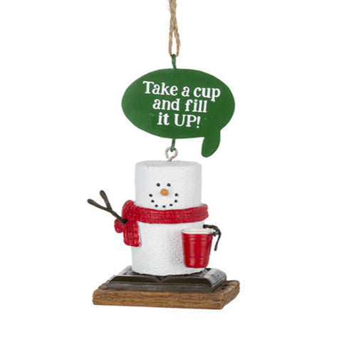 Take a cup and fill itup S'more ornament 