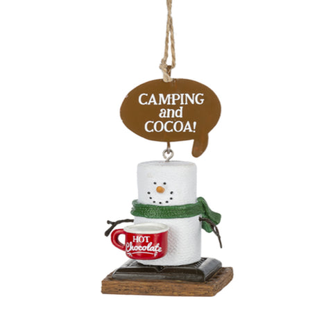 Camping and Cocoa S'more Ornament 