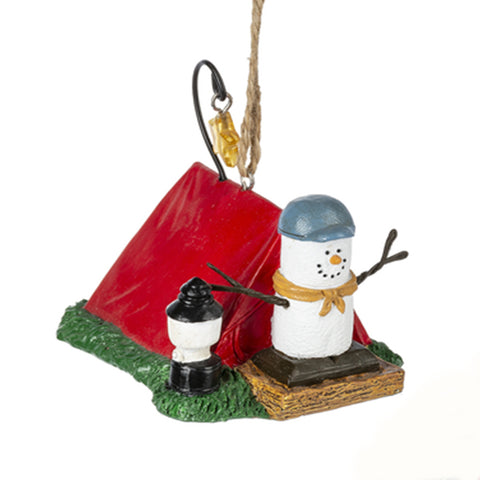 Tent Camping S'more for the Christmas Tree Ornament