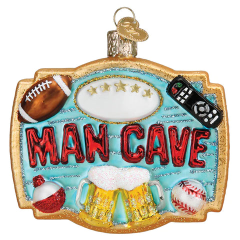 Man Cave Ornament By Old World Christmas