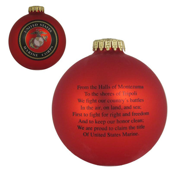 Marine Corps Ornament for Christmas Tree