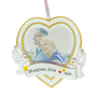 Heart Shaped Memorial Picture Frame Ornament 