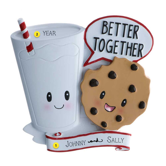 Better Together Milk & Cookies Ornament