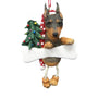 Miniature Pinscher Dog Ornament for Christmas Tree