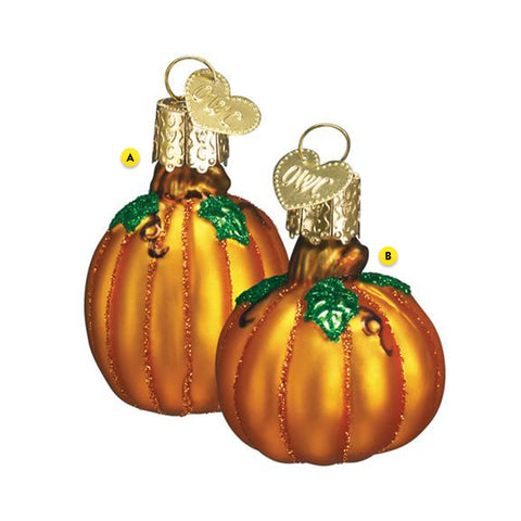Mini Pumpkin Christmas Ornaments Please Choose One