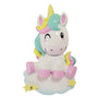 Multi-Colored Winking Unicorn Ornament
