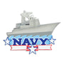 Navy Aircraft Carrier Ornament for Christmas Tree
