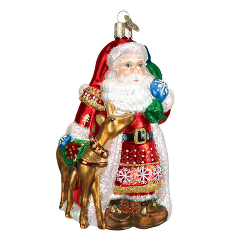 Nordic Santa Ornament for Christmas Tree