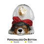 Norman Rockwell Signature Canine Puppy ornament Personalized