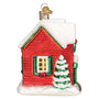 Norman Rockwell You're Home! House Ornament Side View 
