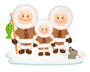 Personalized Eskimo Family of 3 Ornament