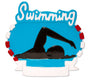 Personalized Swimming Ornament