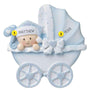 Baby Boy In Carriage Ornament For Your Tree