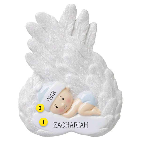 Baby Boy Angel Ornament for Your Tree