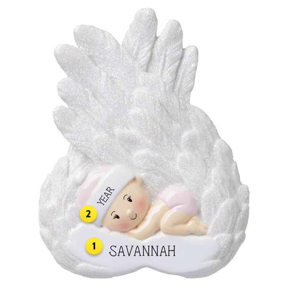 Baby Girl Angel Ornament for your tree