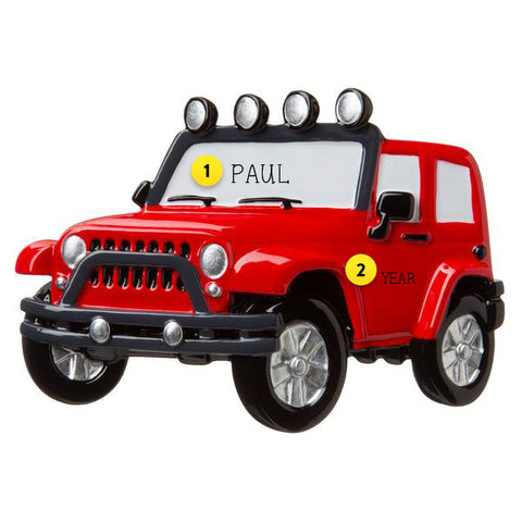 JEEP ORNAMENT FOR YOUR TREE