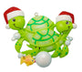 Sea Turtle Couple Ornament for the Christmas tree can be personalized