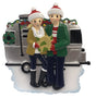 Couple in RV Christmas Ornament for the tree