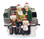 Family of 4 in RV Christmas Ornament for the tree