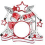 Personalized Drum Set Ornament