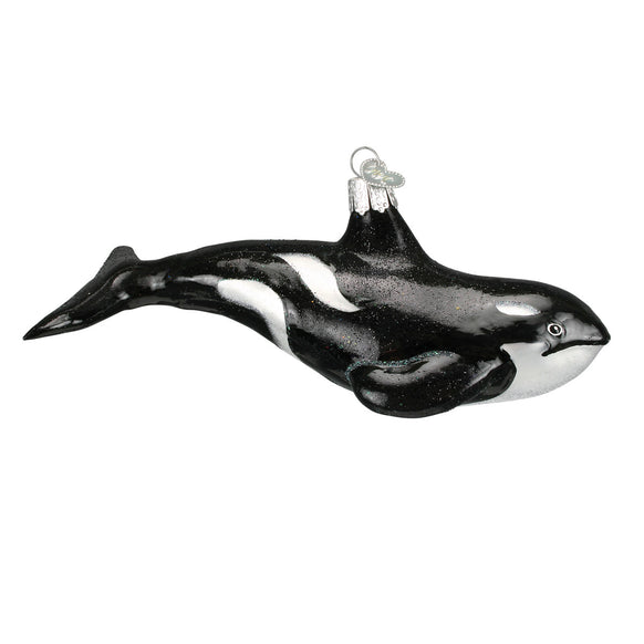 Orca Whale Ornament for Christmas Tree