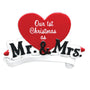 "Our 1st Christmas as Mr. & Mrs." Ornament for Christmas Tree